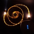Retractable Or Telescopic LED Light Up Phone Charging Cable