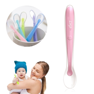 Silicone Soft-Tip Baby Training Infant Spoons