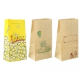 Greaseproof Food Kraft Paper Sacks Lunch Bags