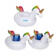 Inflatable Unicorn Pool Floating Drink Holder Swimming Beverage Coaster