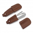 Leather Cover Stainless Steel Shoehorn
