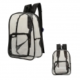 Clear Transparent PVC School and Outdoor Backpack for Kids and Adults