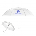 Clear Transparent Rain Umbrella Parasol PVC