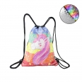 Full Color Imprint Magic Reversible Sequin Drawstring Backpack