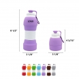 Silicone Collapsible Travel Folding Water Bottle Coffee Bottle