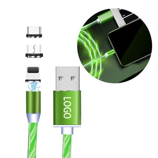 Led Magnetic 3 in 1 USB Charging Cable