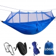 Widened Parachute Fabric Double Hammock With Mosquito Bug Net