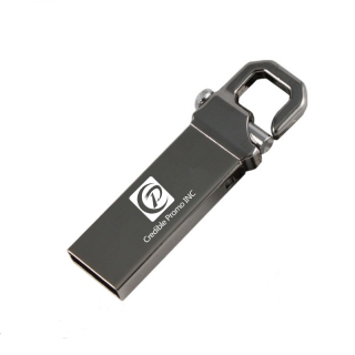 Mini Customed Tiger Button Shape Metal USB Flash Drive 8GB