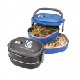 Two Tier Insulated Oval Lunch Box