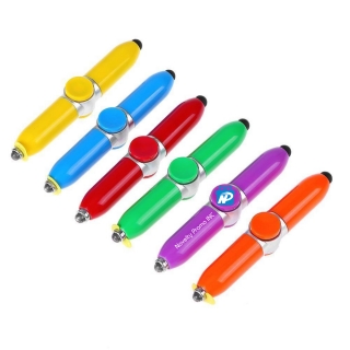 Plastic Fidget Pen With LED Light