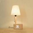 Simple Linen Fabric Table Lamp