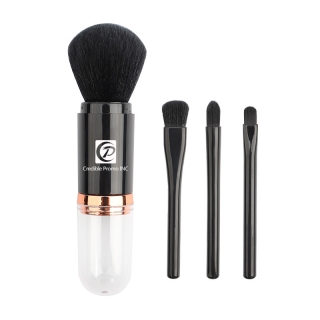 Retractable 4 in 1 Mini Makeup Brush Set
