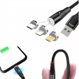 3 in 1 Magentic Data Cable Charge Wire