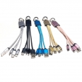 Multi USB Charging Cable With Keychain
