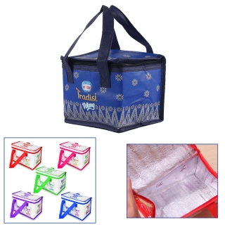 Custom Full Color Imprint Non-woven Lunch Cooler Bag Or Bento Bag