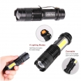 Handheld Zoomable Or Adjustable Focus Mini Superbright Flashlight