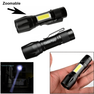 Handheld Zoomable Or Adjustable Focus Mini Superbright Flashlight