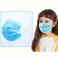 3 Ply Protective Child Facial Mask Non-woven Disposable Student Face Mask Earloop Prevent Coronavirus