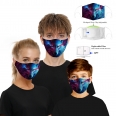 3 Ply Full Color Washable Adjustable Face Mask