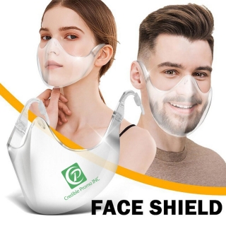 Plastic Clear Transparent Face Mask Or Face Shield