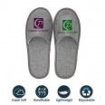Custom Natural Linen Household Slippers Indoor Floor Shoes Hotel Disposable Sandals