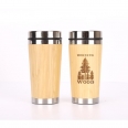 16oz Original Bamboo Stainless Steel Bottle Coffee Mug