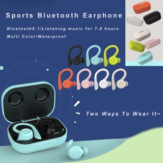 Sports Waterproof Wireless Bluetooth Binaural Stereo Headset Or Earbud
