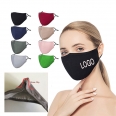 Custom LOGO Imprint Reusable Washable Face Mask with Adjustable Ear-loop and Nose Clip for Unisex