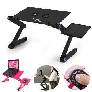 Laptop Bed Table With 2 Fans And Mouse Pad