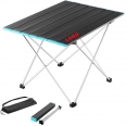 Folding Camping Table Ultralight Aluminum Table With Storage Bag
