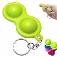 Mini Anti Stress Pop It Fidget Toy Keychain