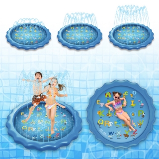 Outdoor 68’’ Inflatable  Sprinkler Pad for Kids