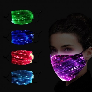 7 Color Lights LED Light up Flat Face Mask