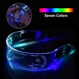 LED Light Up Glasses for adult with 7 Colors and 4 Modes
