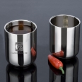 200ml 7OZ Double Walled 304 Stainless Steel Cup Coffee Mug