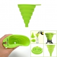 Silicone Collapsible Funnel Kitchen Gadgets Foldable Funnel