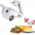 Cheese Grater Manual Handheld Cheese Grater With Stainless Steel Drum