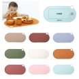 Non-Slip Silicone Kids Placemat Children’s Dining Food Mat Kids Baby Toddlers Table Mat