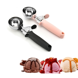 Stainless Steel Ice Cream Scooper with Trigger