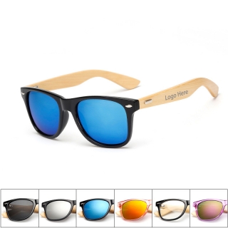 UV400 Lens Bamboo Sunglasses