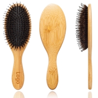 Boar and Nylon Bristle Brush
