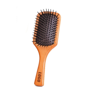 Small Wooden Paddle Hairbrush