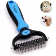Double Sided Shedding Pet Grooming Brush