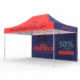 10x15 Custom Pop Up Canopy Tent With Full Backwall