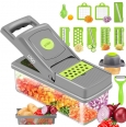 12 in 1 Vegetable Chopper Onion Dicer With Container