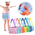 Beach Toy Mesh Bag Kids Shell Collecting Totes