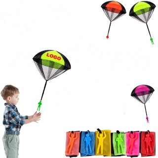 Children's Multi-Color Hand-thrown Parachute Toy