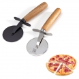 Pizza Cutter With Wooden Handle
