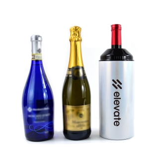 Premium Iceless Wine Bottle Chiller Stainless Steel Champagne Cooler