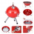 Portable Outdoor Mini Round BBQ Charcoal Grill Stove